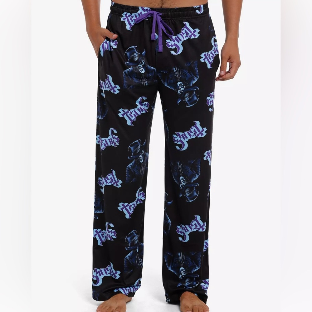 Unisex Ghost Papa Perpetua Pajama Pants Hot Topic Nameless Ghouls Papa Emeritus